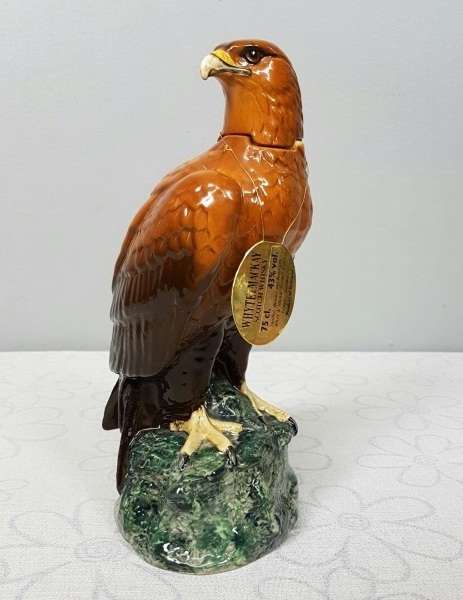 An ultra-rare vintage Royal Doulton "Whyte & Mackay Scotch Whiskey" Golden Eagle 750ml decanter