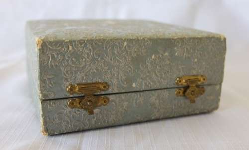 An exquisite vintage (c1950's) ''Angora'' silver plated "breakfast" egg serving set in its box