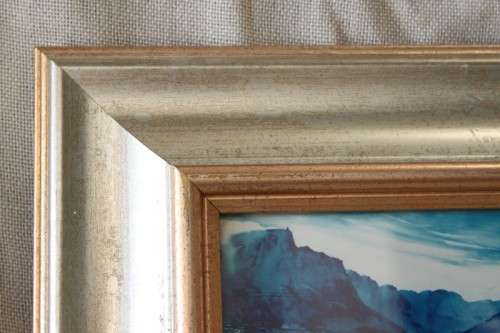 A wonderful framed Mike Fitzpatrick "Peninsula Series" print of "Table Mountain from Signal Hill"