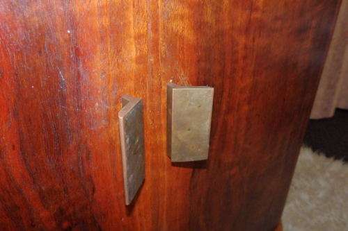A stunning vintage/ antique? radiogram cabinet with beautiful period style detailing