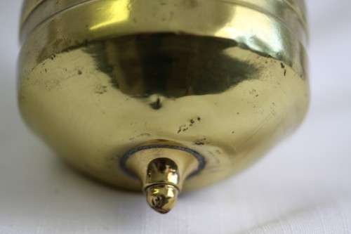 An incredible original antique (c1928) Solid brass "The Pyrene Company Ltd" fire extinguisher