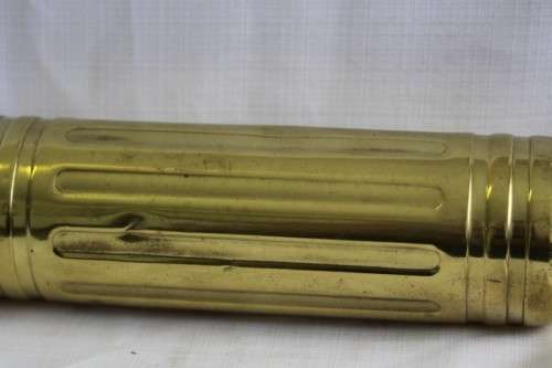 An incredible original antique (c1928) Solid brass "The Pyrene Company Ltd" fire extinguisher