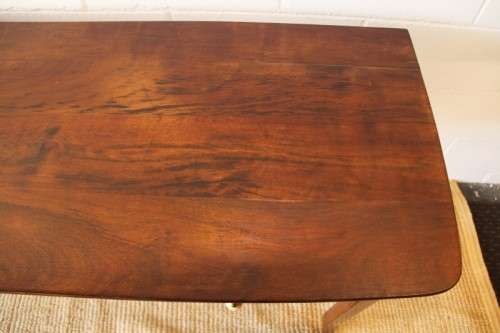 Spectacular teak buffet console/hall table with three spacious drawers in remarkable condition
