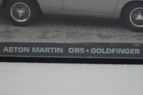 An awesome James Bond 007 "Aston Martin DB5'' die cast model car from the movie "Goldfinger''