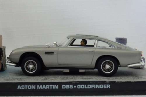 An awesome James Bond 007 "Aston Martin DB5'' die cast model car from the movie "Goldfinger''