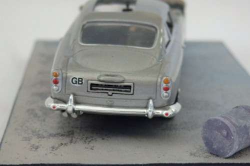 An awesome James Bond 007 "Aston Martin DB5'' die cast model car from the movie "Goldfinger''