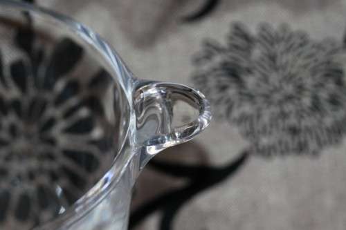 A magnificent Italian made "RCR" 24% crystal ice bucket/ wine cooler in remarkable condition