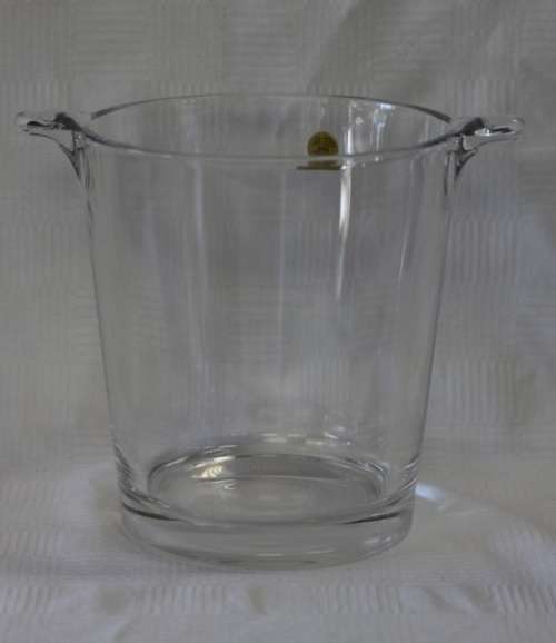 A magnificent Italian made "RCR" 24% crystal ice bucket/ wine cooler in remarkable condition