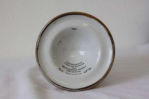A rare "Bells Blended Scotch Whisky" Queen Elizabeth's 60th birthday commemorative decanter