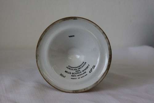 A rare full 1982 Bells Blended Scotch Whisky Birth of Prince William of Wales commemorative decanter