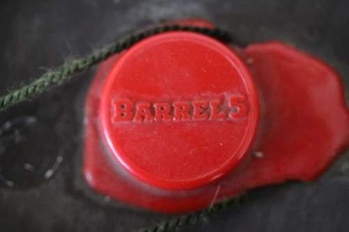 An extremely rare 1975 "Barrel 5" 5-year old "Fine Old Scotch Whisky" sealed whisky barrel decanter