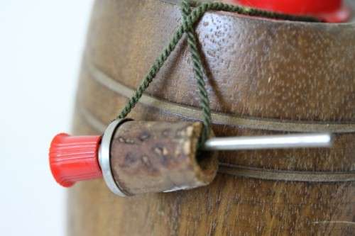 An extremely rare 1975 "Barrel 5" 5-year old "Fine Old Scotch Whisky" sealed whisky barrel decanter
