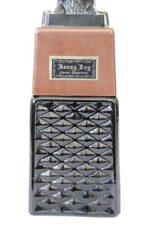 An awesome decorative vintage (c1980's) "Bonny Boy" battery operated liquor dispenser