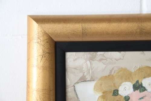 A magnificent (large) original signed "Petro van Graan" painting in a particularly beautiful frame