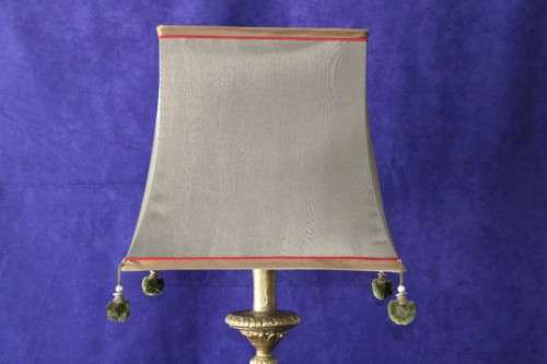 A large, gorgeous & beautifully ornate Baroque table lamp with a stunning large shade