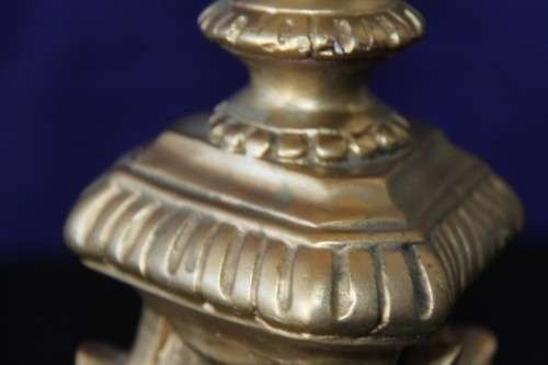 A large, gorgeous & beautifully ornate Baroque table lamp with a stunning large shade