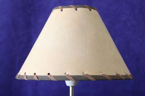 A lovely brushed steel desk/ table lamp with a stunning shade in incredible condition