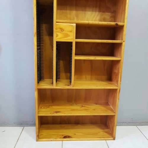 An awesome tall compact book case/ CD & DVD/ display stand with CD slots in great condition