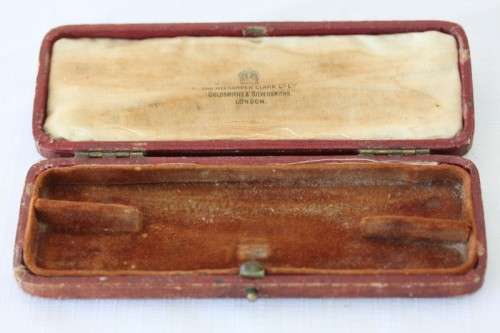 A superb set of antique "The Alexander Clark Co Ltd" cut throat razors in their original box