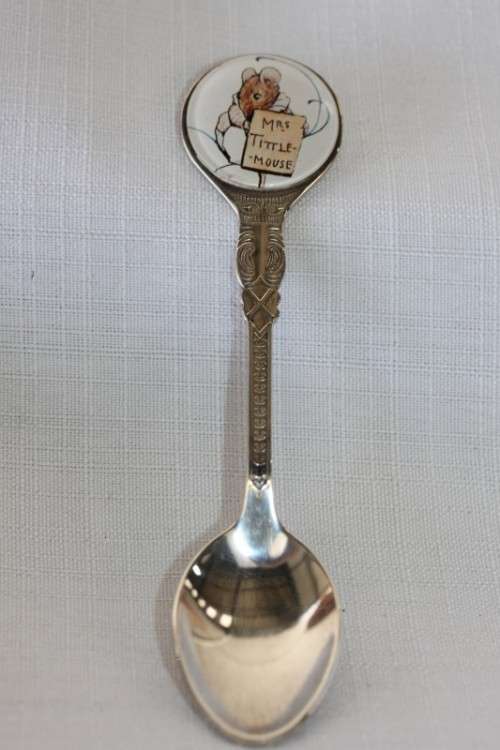 An awesome collectable "Beatrix Potter" silver plated "Mrs. Tittlemouse" spoon