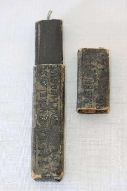 An amazing rare antique "J.A Kenckels Solingen" German cut throat razor in its original box