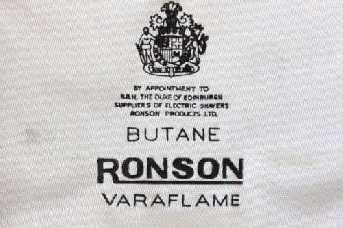 A spectacular vintage original "Ronson Varaflame" cigarette butane lighter made in England
