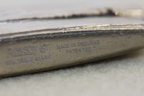 A spectacular vintage original "Ronson Varaflame" cigarette butane lighter made in England