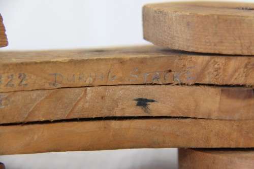 Awesome antique (1922) hand made wooden dog toy w/ articulating limbs in great condition - RS17Sale
