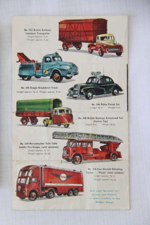 A lovely antique Matchbox Collectors Roadway series car catalogue book