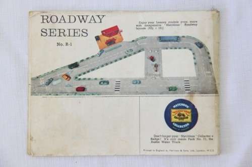A lovely antique Matchbox Collectors Roadway series car catalogue book