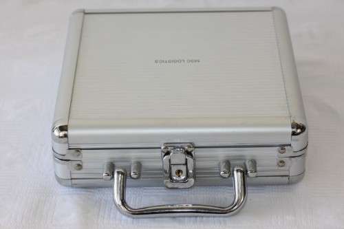 An awesome 100-chip mini poker set in a case in stunning condition