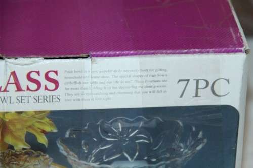 Fabulous 7-piece boxed bowl set incl. 6x dessert bowls and a serving bowl in superb condition RS17