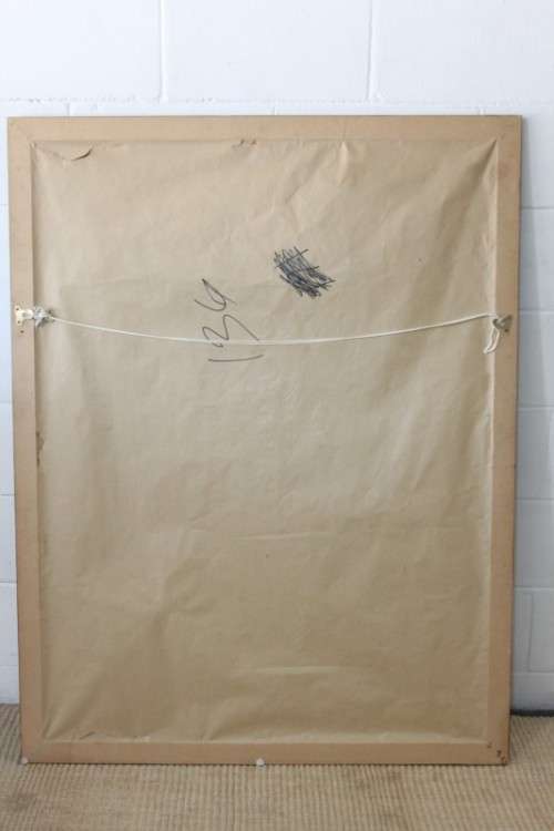 Magnificent (large 1.3m) bevelled glass framed wall mirror in incredible condition - RS17Sale