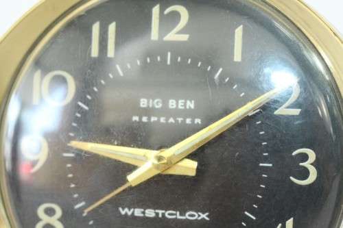 An amazing vintage "Scottish" made Westclox Big Ben Repeater mechanical wind-up bedside clock