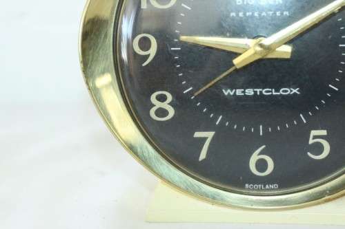 An amazing vintage "Scottish" made Westclox Big Ben Repeater mechanical wind-up bedside clock