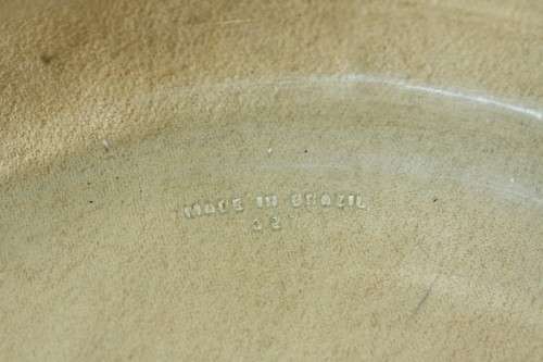 An awesome "Marinex" of Brasil oven proof round glass "pie" dish in great condition - no chips