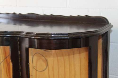 An amazing vintage Kenbow ball and claw display cabinet - perfect for restoration!