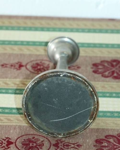 A beautiful vintage English made silver plated candle holder with stunning ornate detaining RS17