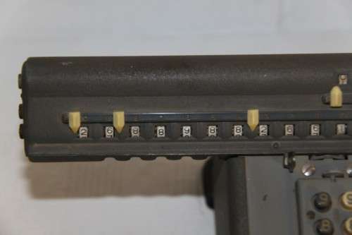 An incredible rare 1940's Monroe L200X mechanical adding machine (calculator)