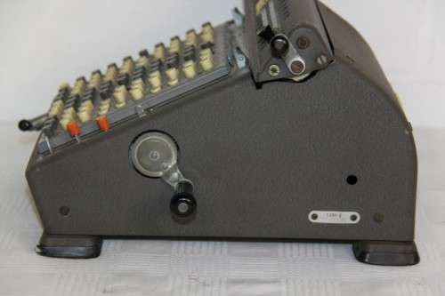 An incredible rare 1940's Monroe L200X mechanical adding machine (calculator)
