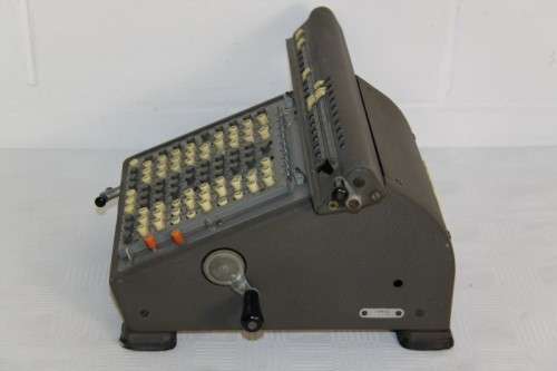 An incredible rare 1940's Monroe L200X mechanical adding machine (calculator)