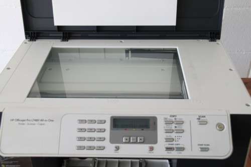 An excellent HP Officejet Pro L7480 "All-In-One" printer, copier and fax machine - fully working!