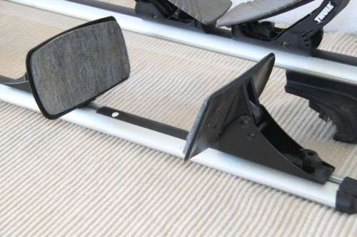 Two sets of amazing Thule lightweight aluminium kayak roof racks with accessories in great condition