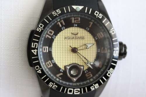 An incredible Aquaswiss "Trax" (#TR1080G) gents "oversized" sports watch in superb condition