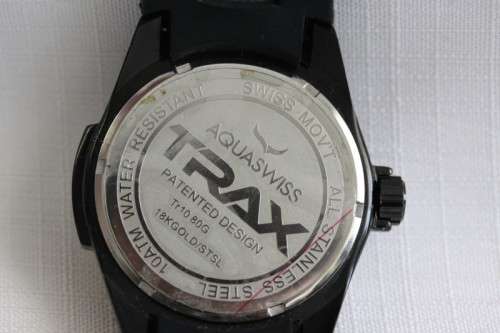 An incredible Aquaswiss "Trax" (#TR1080G) gents "oversized" sports watch in superb condition