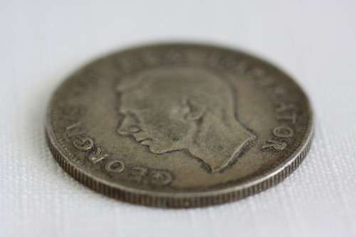 An amazing 1937 South African 2 1/2 shilling silver coin