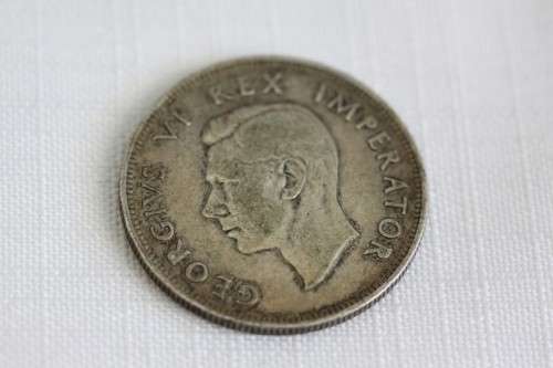 An amazing 1937 South African 2 1/2 shilling silver coin