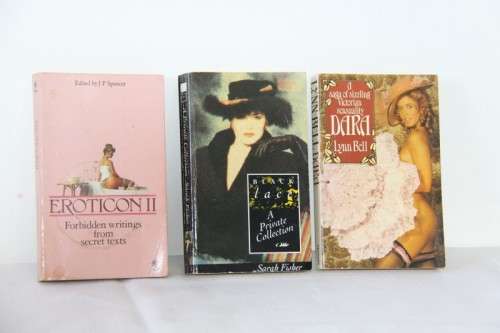 A great collection of 25x assorted erotica novel softcover books; perfect for retail bid/book RS17