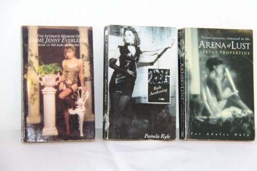 A great collection of 25x assorted erotica novel softcover books; perfect for retail bid/book RS17