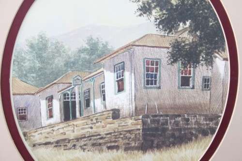 A set of four stunning (larger) signed Malachi Smith prints; unframed & in broad borders - RS17Sale